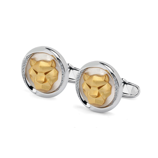 Mobius Series Zodiac Tiger Cufflinks  MM2403S