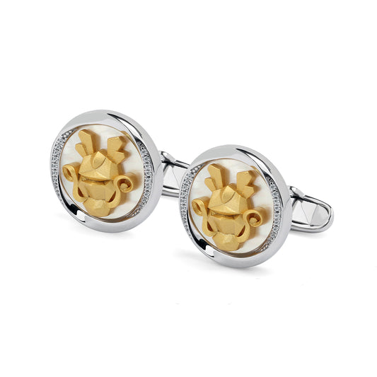 Mobius Series Zodiac Dragon Cufflinks MM2404S