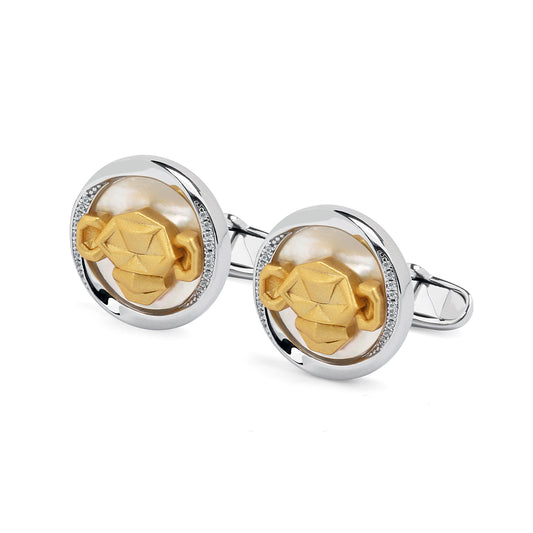 Mobius Series Zodiac Monkey Cufflinks MM2408S