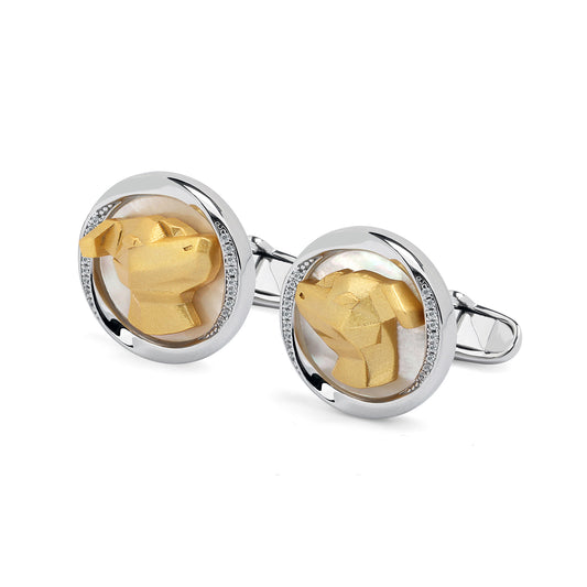 Mobius Series Zodiac Dog Cufflinks MM2410S