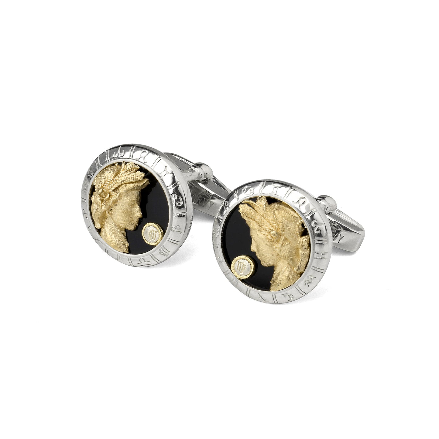 Astrology Virgo constellations series 925 silver cufflinks MM2312S