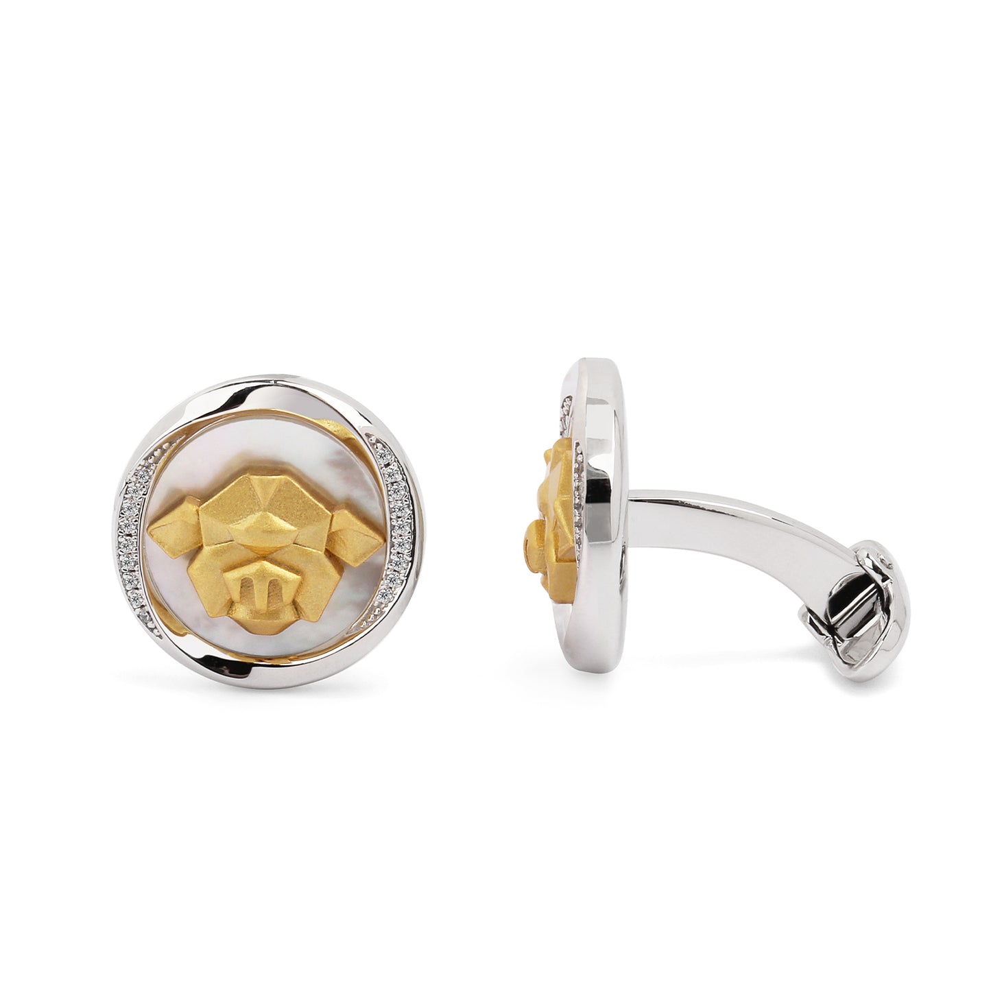 Mobius Series Zodiac Pig Cufflinks MM2411S